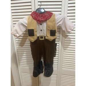 12 Months Miniwear Western Cowboy Sheriff Plush Costume  Halloween